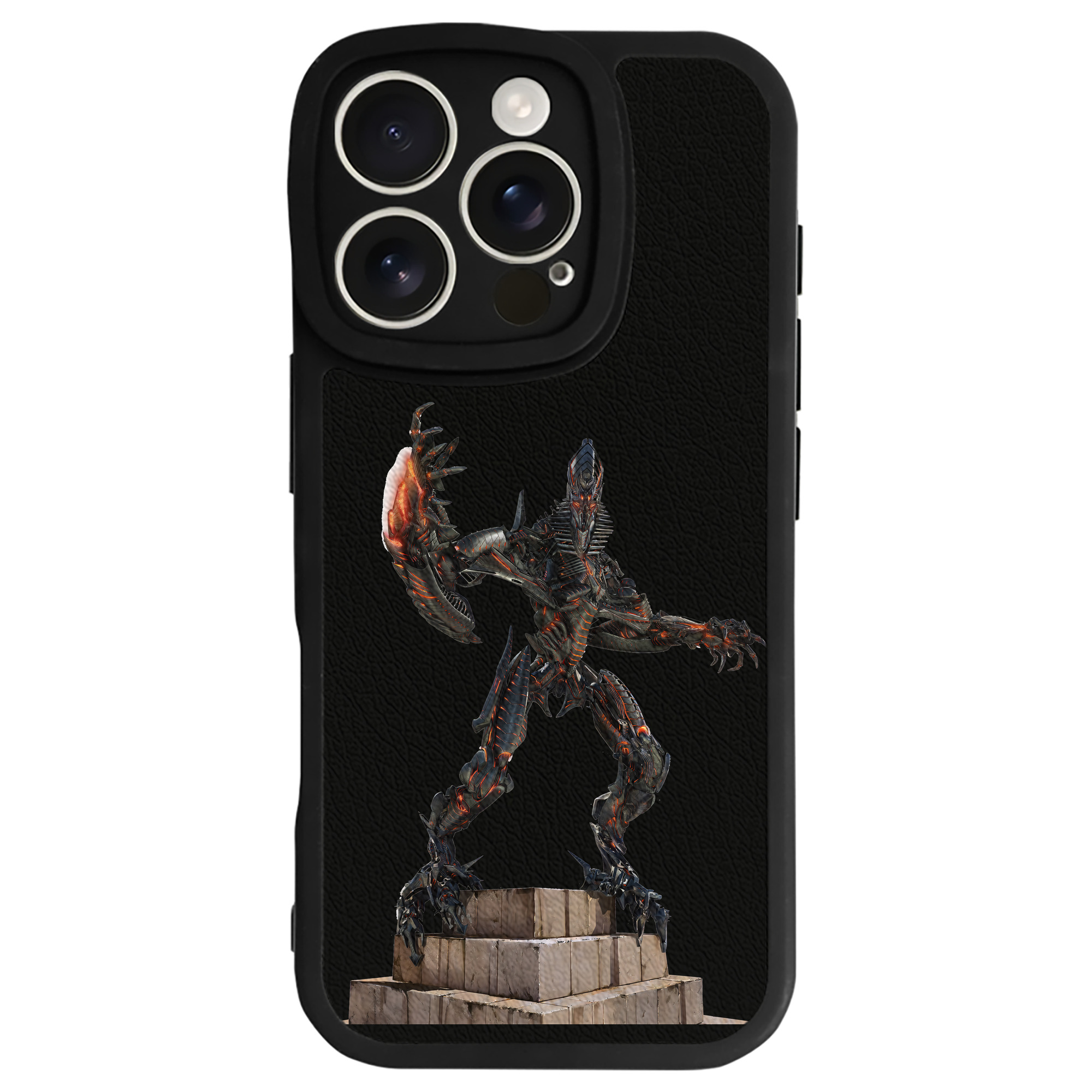 （画像用） Transformers トランスフォーマー 【iPhone 16シリーズ対応】シリコンスマホケース（レザー調） 材質：シリコン